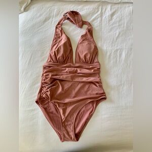 Cupshe plunging tummy control swim suit